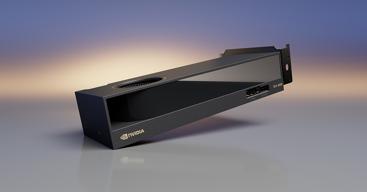 NVIDIA RTX 4000 SFF Ada Generation — official product image