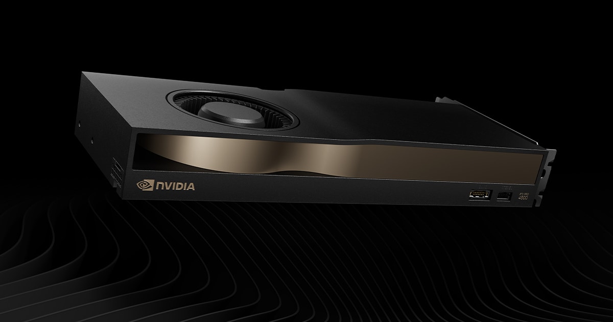NVIDIA RTX PRO 4500 Blackwell Workstation Edition — official product image