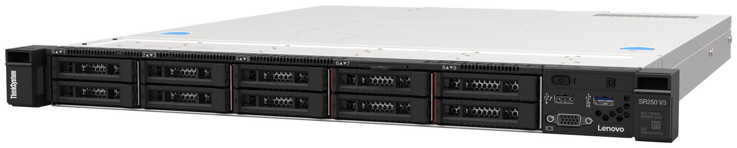 Lenovo ThinkSystem SR250 V3 product view