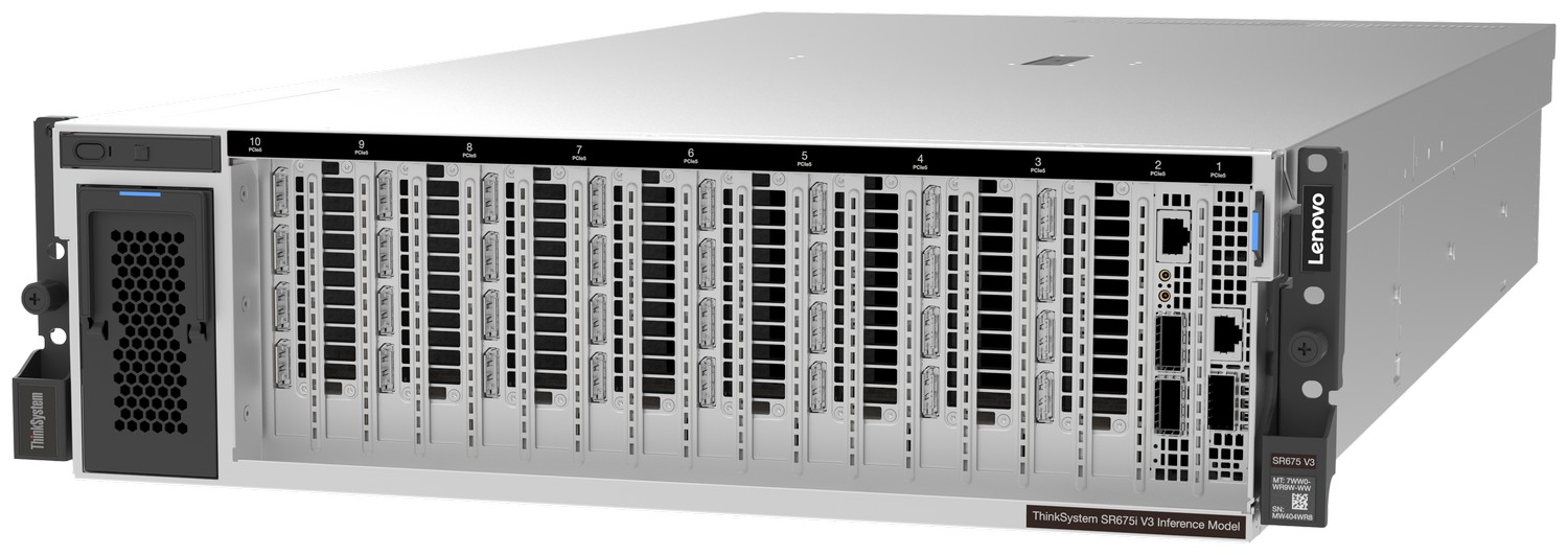 Lenovo ThinkSystem SR675i V3 product view