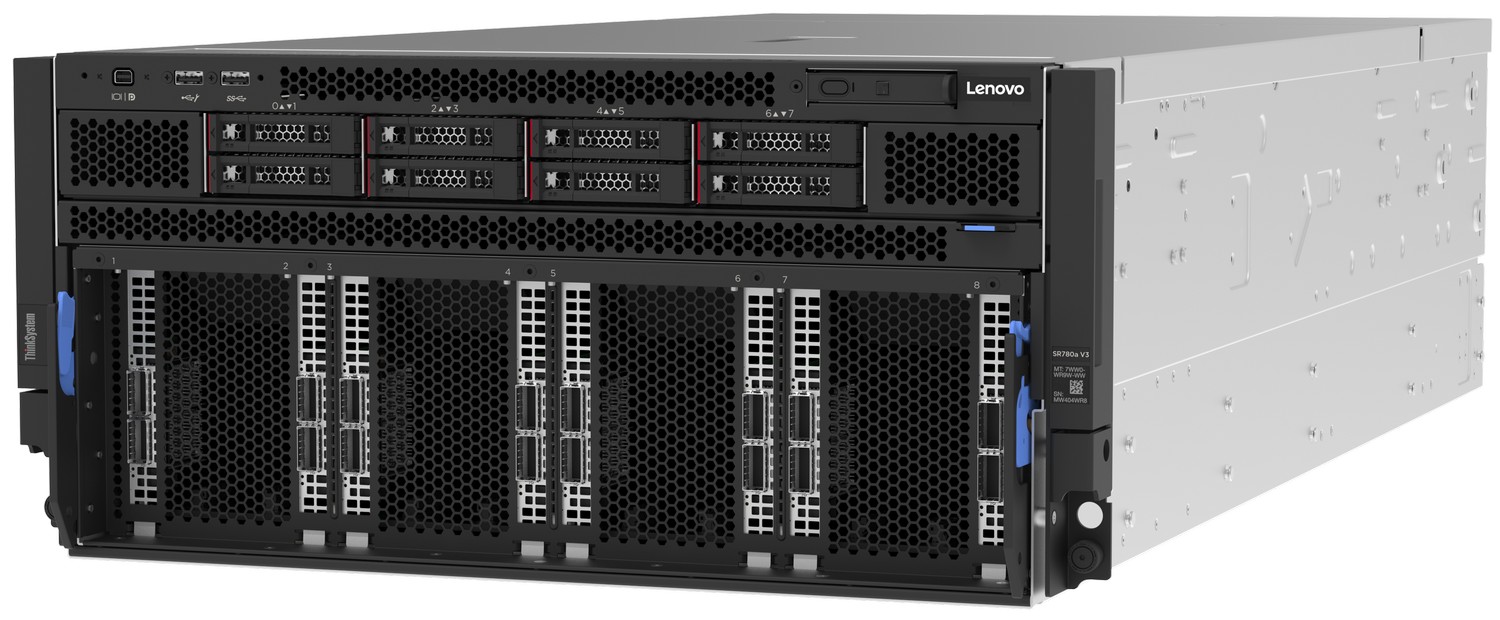 Lenovo ThinkSystem SR780a V3 product view