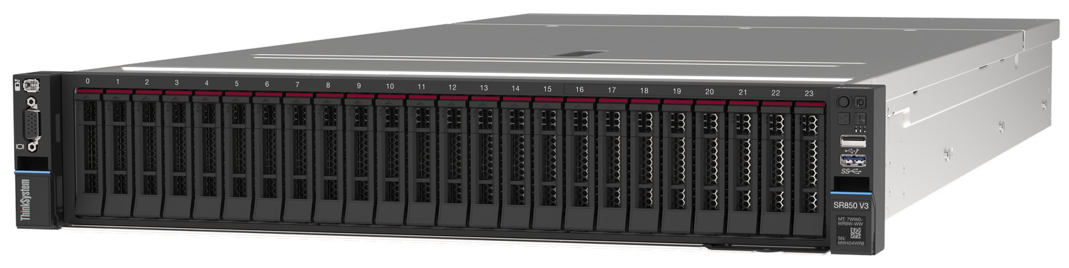 Lenovo ThinkSystem SR850 V3 product view