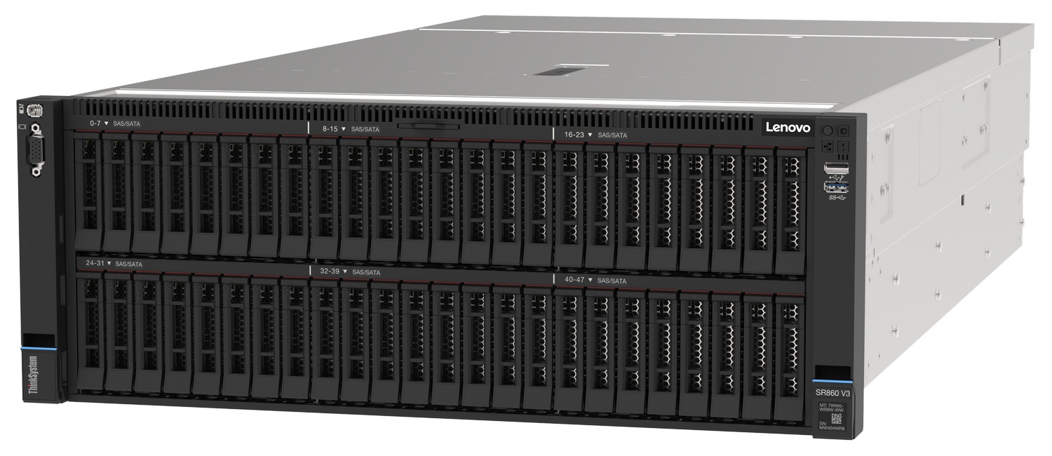 Lenovo ThinkSystem SR860 V3 product view