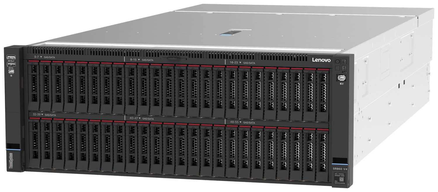Lenovo ThinkSystem SR860 V4 product view