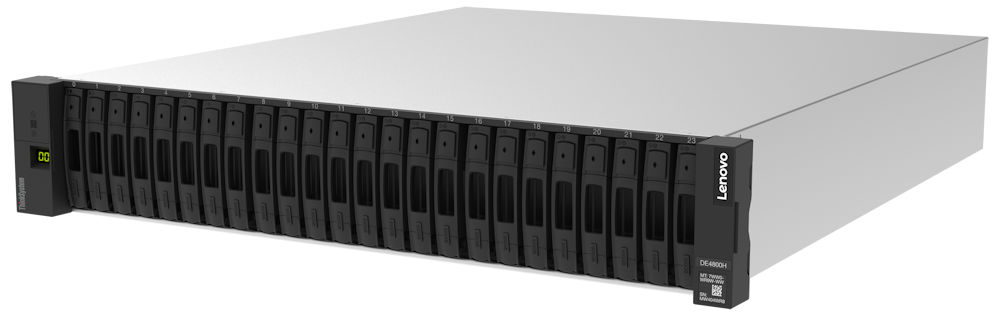 DE Series reference image: DE4800H 2U24 shown; exact DE4800F exterior should be confirmed with the quoted unit.